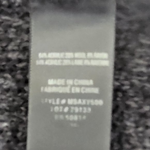 Tahari Black Knit Sweater Tunic / Jacket, sz M - Picture 7 of 8